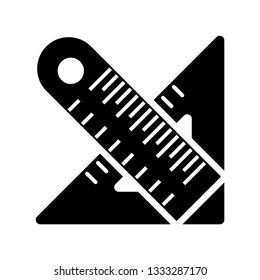 set square favorites icon vector