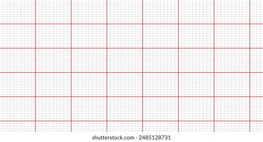 Set of square grid background with lines and dots with empty space. Design of square graph paper, school math sheet, grid paper sheet, notebook pattern, architectural graph paper. Vector illustration.