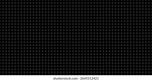 Conjunto de plano de fundo de grade quadrada com linhas e pontos com espaço vazio no plano de fundo cinza escuro. Design de papel gráfico quadrado, folha de matemática escolar, folha de papel grade, padrão de notebook, papel gráfico arquitetônico