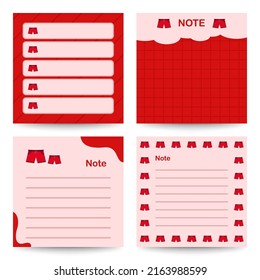 Juego de notas cuadradas con Shorts