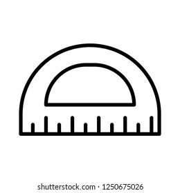 Set square vector icon