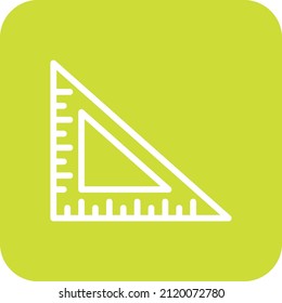 Set Square Vector Icon Design Illustration
