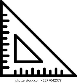 Set Square Vector Icon Design Illustration