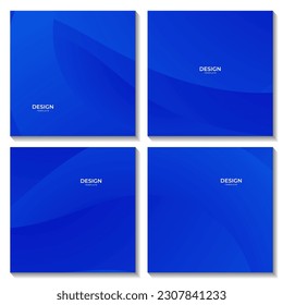 set of squares background. blue wave gradeint abstract background.