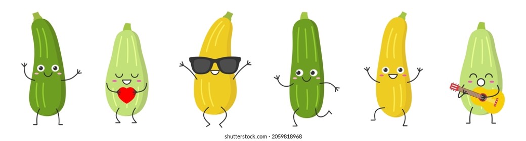 6,674 Zucchini Cartoon Images, Stock Photos & Vectors | Shutterstock