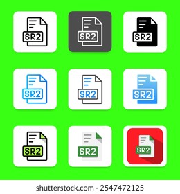 Set sr2 file document icons in outline style