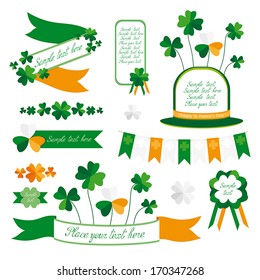 Set of St. Patrick's Day decorative elements