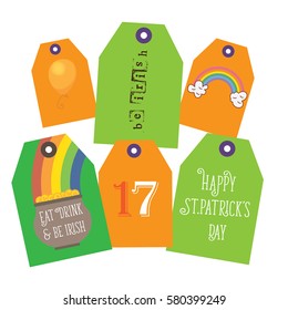 Set of St. Patrick's Day flat design elements