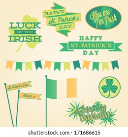 Set of St. Patrick's Day Vector Icons