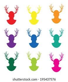 set of stags