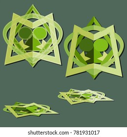 A set of stained glass 2