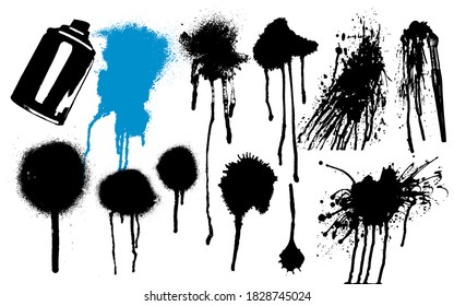Spilled paint bright Stock Vector by ©YuanDen 1544979