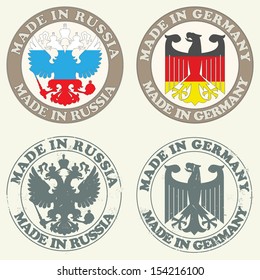 Set of stamps