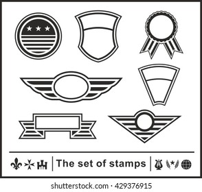 The set of stamps