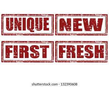 Set of stamps,vector illustration