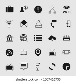 Set of standard and universal communication icons