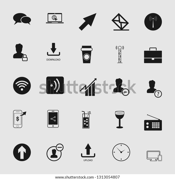 Set of
standard and universal communication
icons