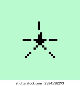 set star bit style vector character