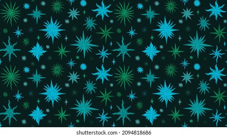Set star celestial seamless pattern background. Drawing element collection flat cartoon. Space sky abstract.Vector illustration.