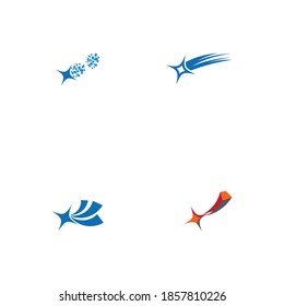 Set Star icon Template vector illustration design