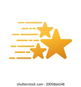 Set of Star icon vector illustration template. Star icon design collection. Star vector design isolated on white background. Star vector icon flat design for website, symbol, logo, sign, app, UI.