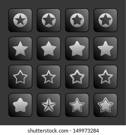 Set of star icons