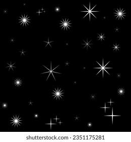 Set Of Star Icons Star Logo isolated. Flat Vector Illustration Design Template Elements.