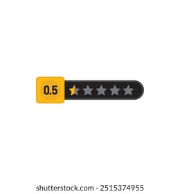 Set of Star Rating Vector Illustration