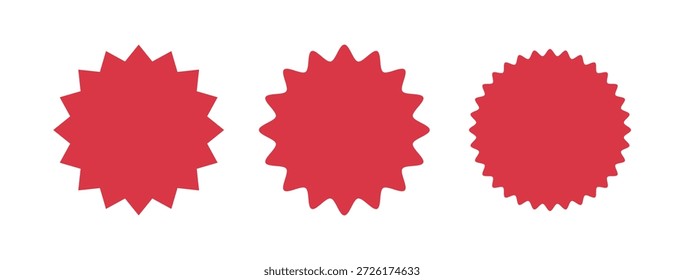 definir o vetor de adesivos em forma de estrela