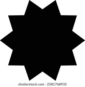 Set of starburst shapes in various styles and designs, including wavy, spiked, and circular patterns, ideal for creative projects and graphic design with transparent background."