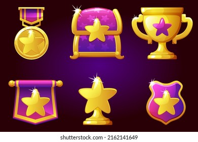 Set stars icons for Game, violaceous rating icon