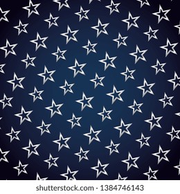 set of stars pattern background
