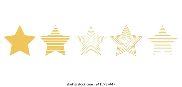 forma conjunto de estrellas para su web de diseño o proyectos de impresión