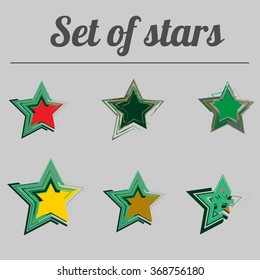 Set stars. Star. February 23. 9th May. Defender of the Fatherland Day