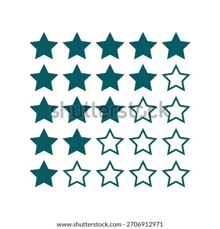 a set of stars to use in comments and searches