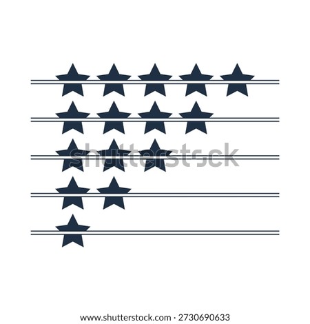 a set of stars to use in comments and searches
