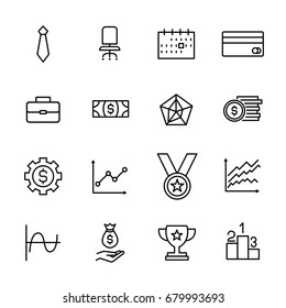 Set of startup icons in modern thin line style. High quality black outline symbols for web site design and mobile apps. Simple linear pictograms on a white background.