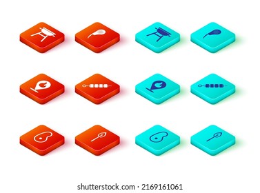 Set Steak meat, Burning match with fire, Location flame, Grilled shish kebab, Rib eye steak and Barbecue grill icon. Vector