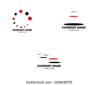 Set of Stepping Stone Logo Template Design