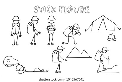 simple drawings of stick people
