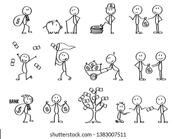 Set stick figures and