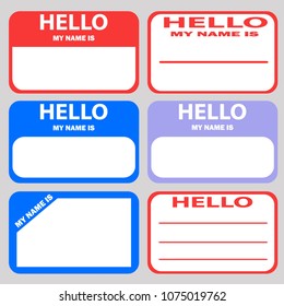 Set of sticker. Badger Vector