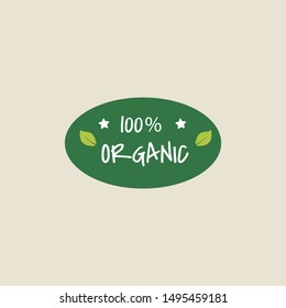 Set of stickers and badges for organic food and drink, restaurant, food store, natural products, farm fresh food, e-commerce, healthy product promotion.