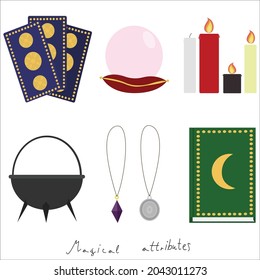 Set of stickers dedicated to halloween in vector isolated on white background