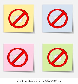 A set of stickers with pictures. The message on the sticker.