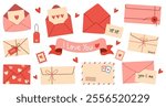 Set Stickers for St. Valentine