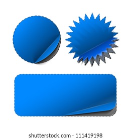 set of stickers. transparent shadow easy replace background and edit colors.