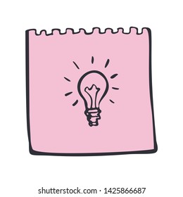 Set of Sticky Notes. Cute Bullet Journal Doodle Elements. Hand Drawn Frames for Text.