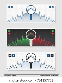 Set of stock infographic banners black and white vector design