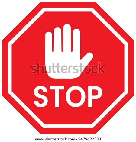 Similar – Image, Stock Photo No entry sign stop